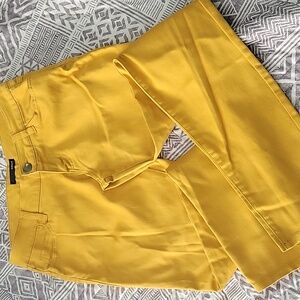 Aqua Mustard Yellow Jeans